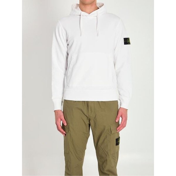 26SS 스톤 아일랜드 후드 티셔츠 L1S156100062S0051V0001 WHITE DOM