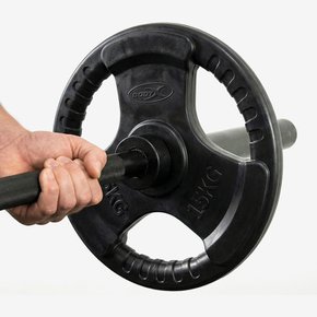 재고소진목적 원가처분 경량용30mm홀 3구 고무 경량원판 15kg 1개