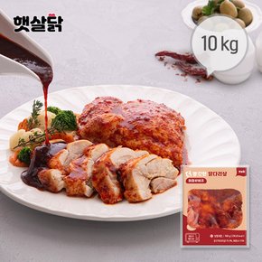 더쫄깃한 닭다리살 매콤바베큐 10kg(100gX100팩)