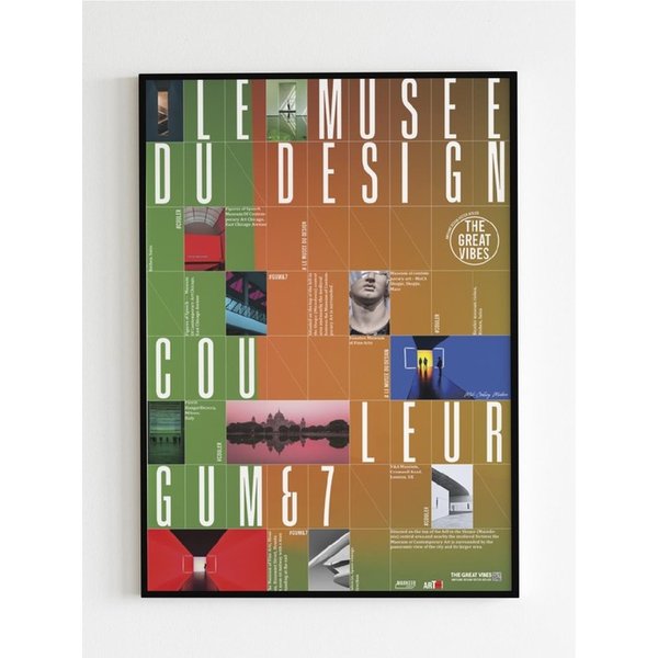 인테리어 아트 포스터_LE MUSEE-1(A1 5070 A2 A3 size/frame3종)
