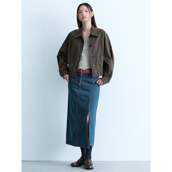 Cotton Outpocket Short Jumper  Brown (KE4839M05D)