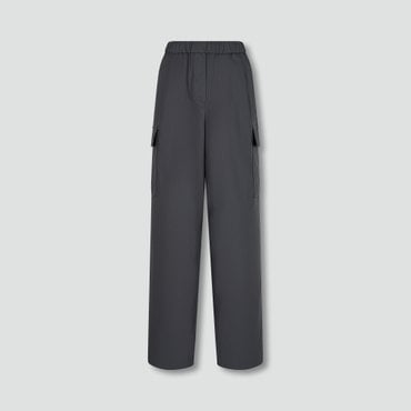 JAJU 25 S/S 신상품  JAJU  여 코튼 카고 밴딩 팬츠   J125201115