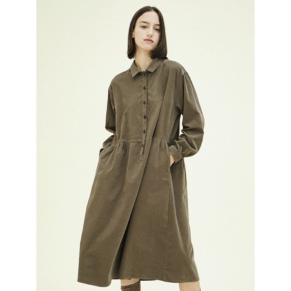 풀오버 원피스 (코듀로이) 브라운 244201SBR