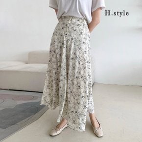 H스타일(NS)바닐라SK/봄신상/스커트/SK/치마/쉬폰/훌/플레어/미니/주름/셔링/A라인