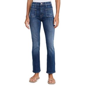 5322783 MOTHER Womens The Patch Pocket Insider Flood Jeans, On Your Left