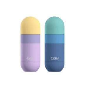 캐나다 아소부 스텐 보온보냉 텀블러 오브 파스텔 420ml