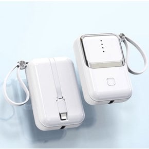 드리온 C타입+8핀 듀얼 미니 보조배터리 10000mAh DR-PD20W-MINI10000