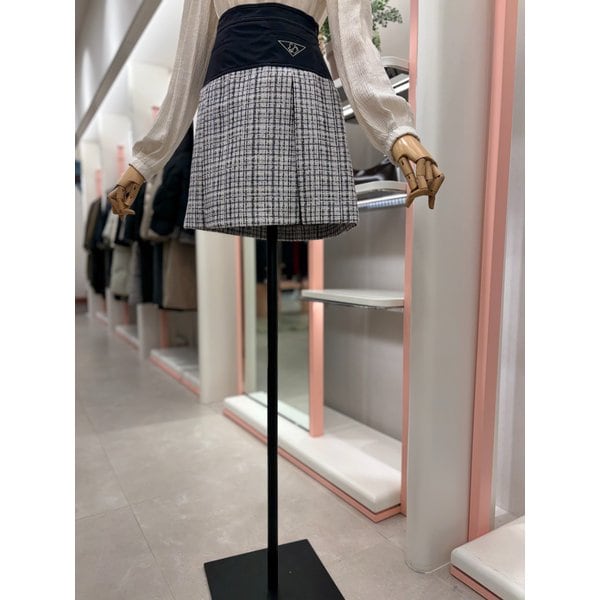 [여주점] 85%할인 여성 트위드 주름 미니스커트(ITMAWSK130)