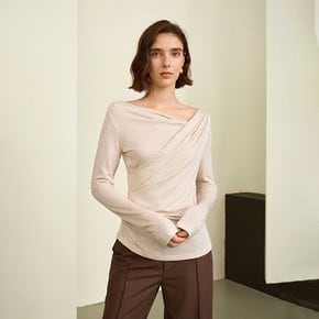 YY_Elegant long sleeve wool top_2color