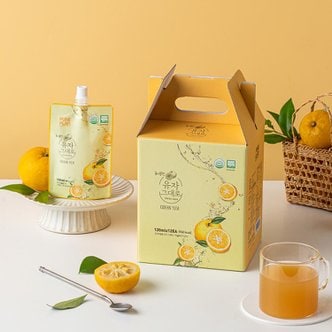 오렌지나무 (퓨어플랜)유자그대로 120ml 12포 유기농 고흥 유자즙 아이음료