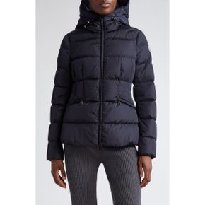 우먼 Moncler Avoce 워터 리펠런트 다운 푸퍼 패딩 자켓 - 네이비 7872397