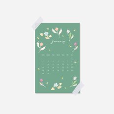 2022 Dreamy Floral Wall Calendar