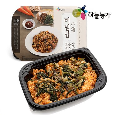 하늘농가 산채비빔밥 고추장소스맛 215g x 5팩