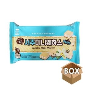 서주 미니웨하스 바닐라맛 70g 20개 1박스 한입 과자