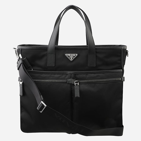 [시흥점] [프라다]6S 2VG860 2DMH F0002 리나일론 포켓 토트백 블랙