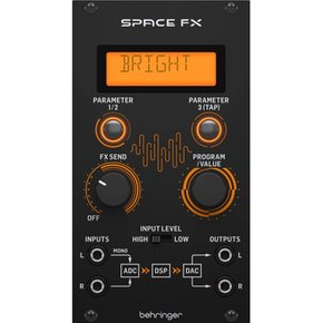 벨링거 유로락 신디사이저 모듈 24bit 디지털 멀티 이펙트 모듈 SPACE FX