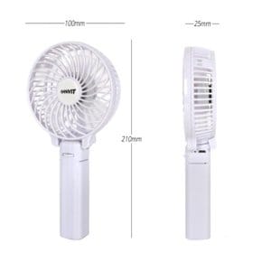 휴대용 무선 핸디 손선풍기 USB충전 2600mAh 접이식 선풍기