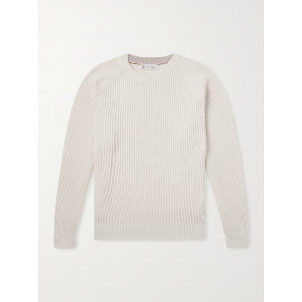 브루넬로쿠치넬리 리브 코튼 스웨터 46376663163000260