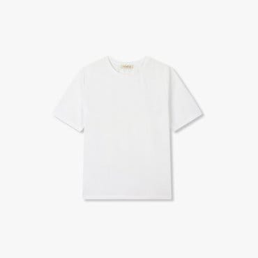 일라일 베이직 실켓 티셔츠-화이트(IA15340710)