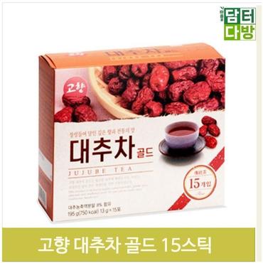 셀러허브 고향 전통의맛 대추차 15스틱 골드 티타임 사무실 티 (S9379872)