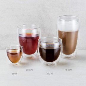 BODUM 보담 PAVINA 파비나 더블 월 글라스 250ml 2개 세트 [정규품] 4558-10J