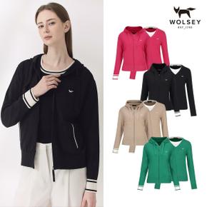 [26년최신상] 울시 여성 봄 후드 집업 니트 2종