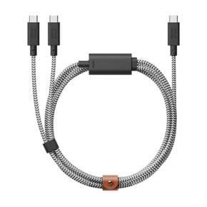 네이티브유니온 벨트 140W USB-C to C 2-in-1 케이블