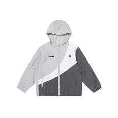 [공식]컬러크롬 후드 자켓 키즈 GREY