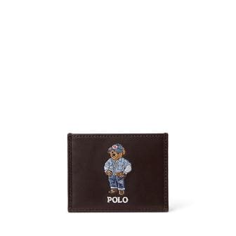 폴로 랄프 로렌 남성 폴로 베어 레더 카드 케이스(MAPOSLG0G220356201)