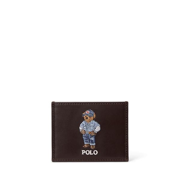 남성 폴로 베어 레더 카드 케이스(MAPOSLG0G220356201)