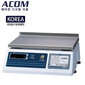 ACOM 정밀 전자저울 PC100W-20P (MAX : 20kg - 1g) 프린터 포함 산업현장 실험실 케미칼 원료배합 에이컴