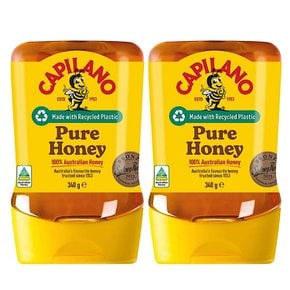 카필라노 퓨어 허니 호주산 꿀 스퀴즈 Capilano 100% Pure Australian Honey 340g 2개