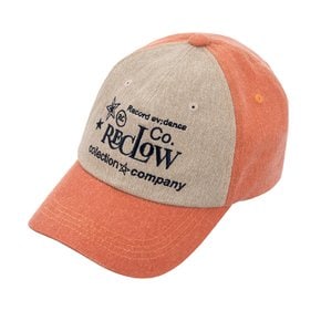 [최초판매가 : 39,900원]  RECLOW 트윌투톤 RWL BALL CAP LIGHT ORANGE