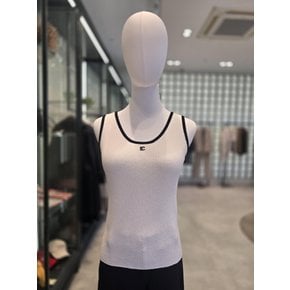 [부산점] [쥬크] 써머 부클 배색 니트 슬리브리스 (V262KSK948)