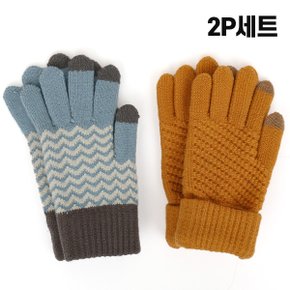 라프롬나드 니트장갑 [골드웨이브 주니어 2P]