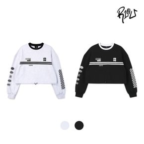 [충주모다]주니어 배색테이프크롭맨투맨(R2419T181)_CJ