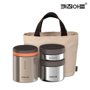 라팔 골드메탈 보온도시락 세트 1080ml