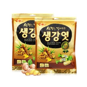 CW 청우 생강엿 사탕 캔디 200g x 2봉 / 간식 후식_