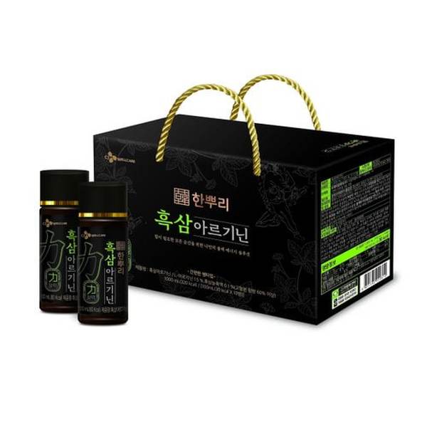 [명절택배] CJ 한뿌리 흑삼아르기닌 100ml x 10병