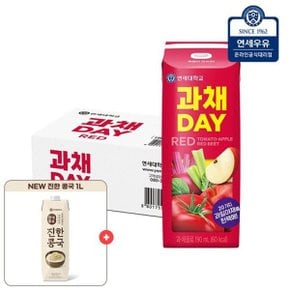 과채데이 레드 190ml 24팩+진한콩국 1L