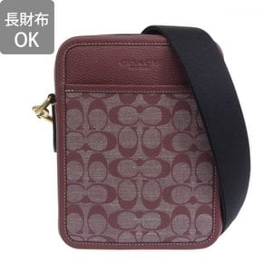 CG996 SULLIVAN CROSSBODY (WINE  [] [코치] 가방 남성 숄더백 아울렛 대각선 가죽 미니 캔버스