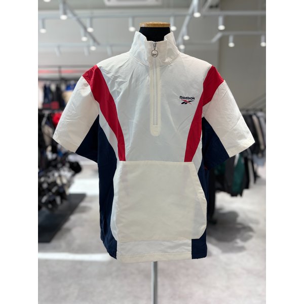 [여주점] REJU5EA31OW  DNA 컬러블록 반팔 아노락  남녀공용반팔티셔츠