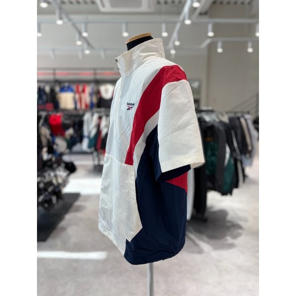 [여주점] REJU5EA31OW  DNA 컬러블록 반팔 아노락  남녀공용반팔티셔츠