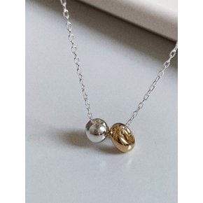 silver925 double necklace