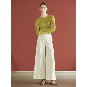 VINTAGE RIBBED CARDIGAN_GREEN