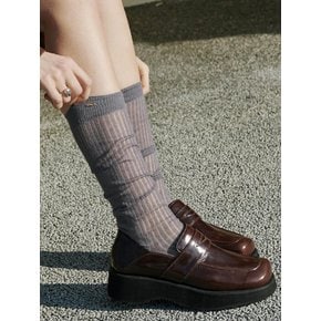 Cotton sheer socks [3set]