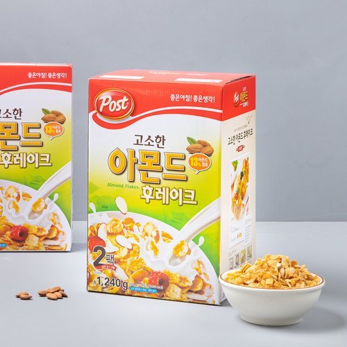 포스트 고소한 아몬드 후레이크1.24kg (620g X 2)