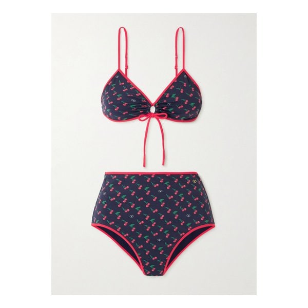 프린트 비키니 네이비 46376663162855288