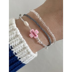 Stripe Lucky & Hug Me Bracelet_BR361