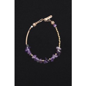 Amethyst Chip Bracelet